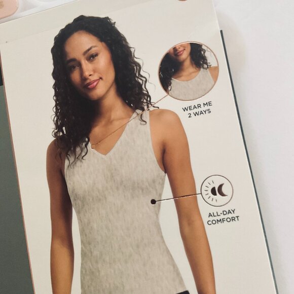 DANSKIN Women's 2 Pack Reversible Tank Tops NIP Size S - Picture 4 of 5